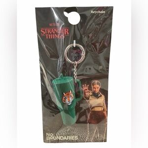 Stranger Things  Keychain
Mini tumbler with Hawkins High School 
Tiger  NWT